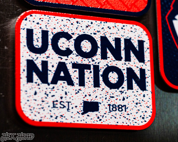 Connecticut UCONN Huskies - SET of 3 Magnets