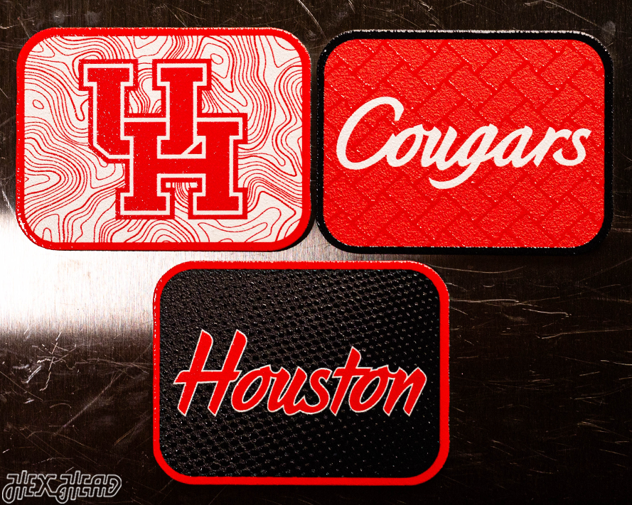 Houston Cougars - SET of 3 Magnets