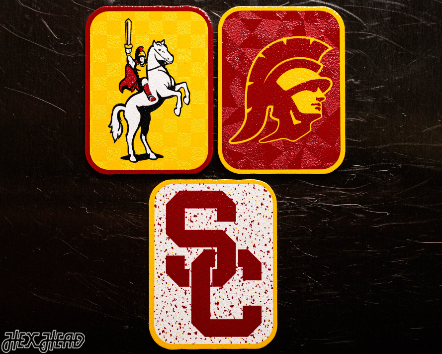 USC Southern California Trojans - SET of 3 Magnets