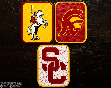 USC Southern California Trojans - SET of 3 Magnets