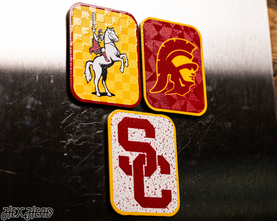 USC Southern California Trojans - SET of 3 Magnets