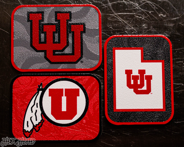 Utah Utes - SET of 3 Magnets