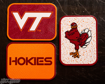 Virginia Tech Hokies - SET of 3 Magnets