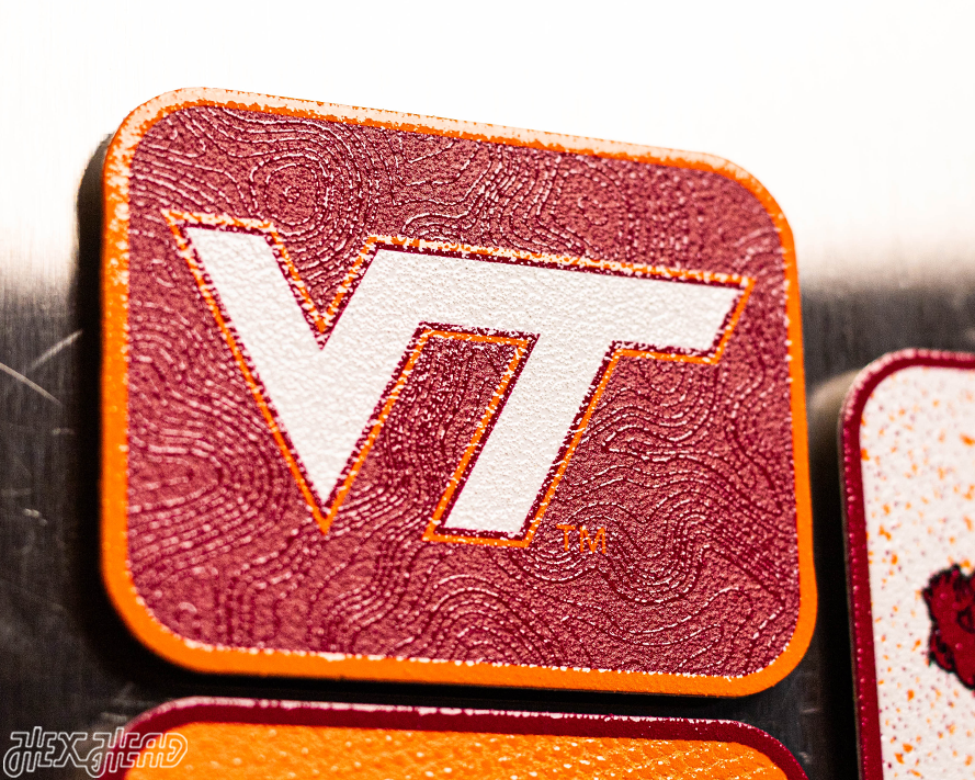Virginia Tech Hokies - SET of 3 Magnets
