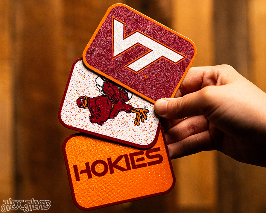 Virginia Tech Hokies - SET of 3 Magnets