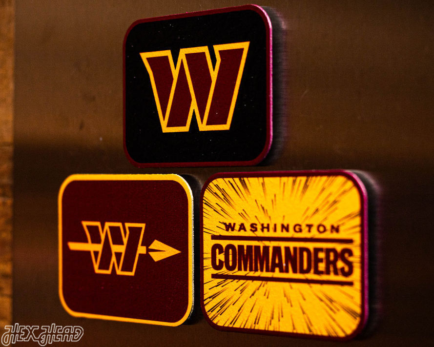 Washington Commanders - SET of 3 Magnets