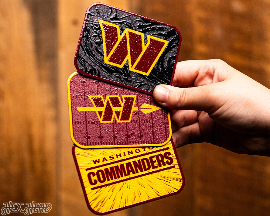 Washington Commanders - SET of 3 Magnets