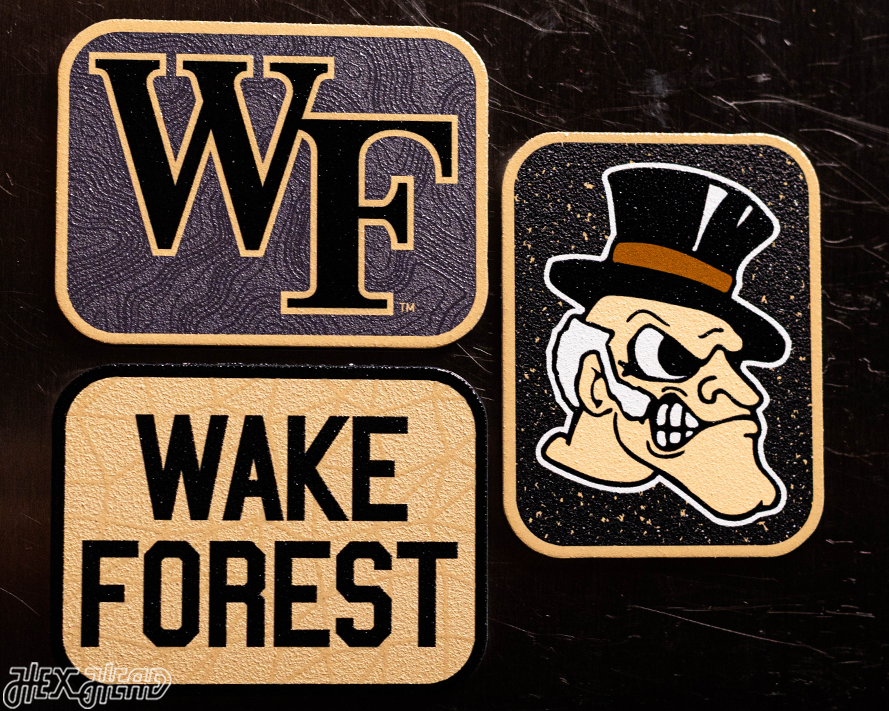 Wake Forest Demon Deacons - SET of 3 Magnets