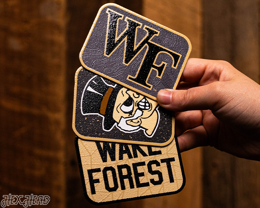 Wake Forest Demon Deacons - SET of 3 Magnets