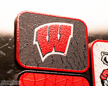 Wisconsin Badgers - SET of 3 Magnets