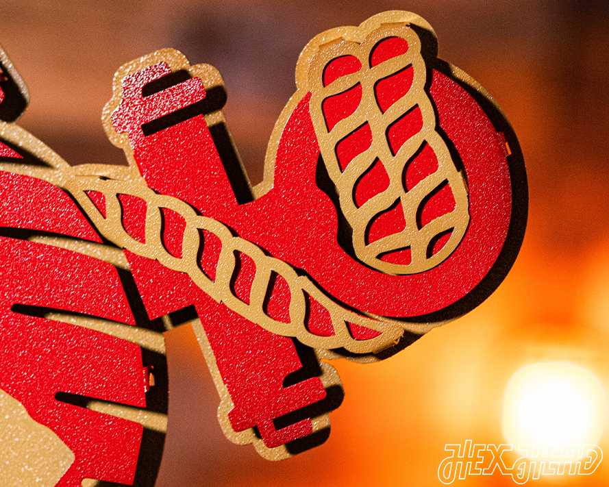 United States Marine Corps Eagle, Globe and Anchor 3D Vintage Metal Wall Art