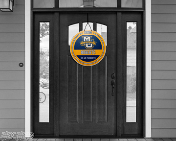 Marquette University Personalized Monogram Metal Art