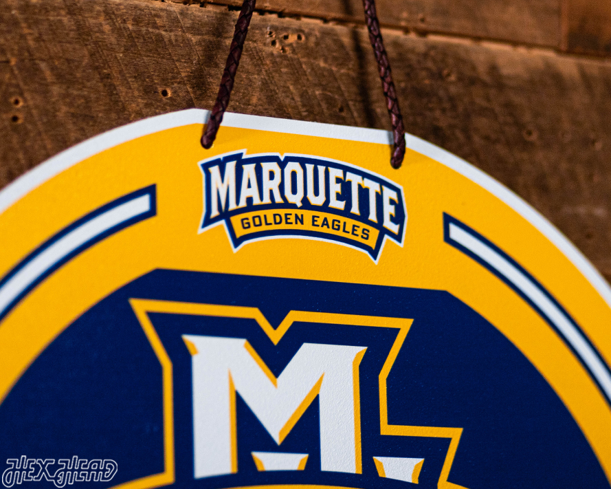 Marquette University Personalized Monogram Metal Art