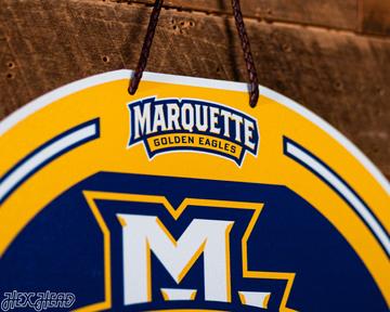 Marquette University Personalized Monogram Metal Art