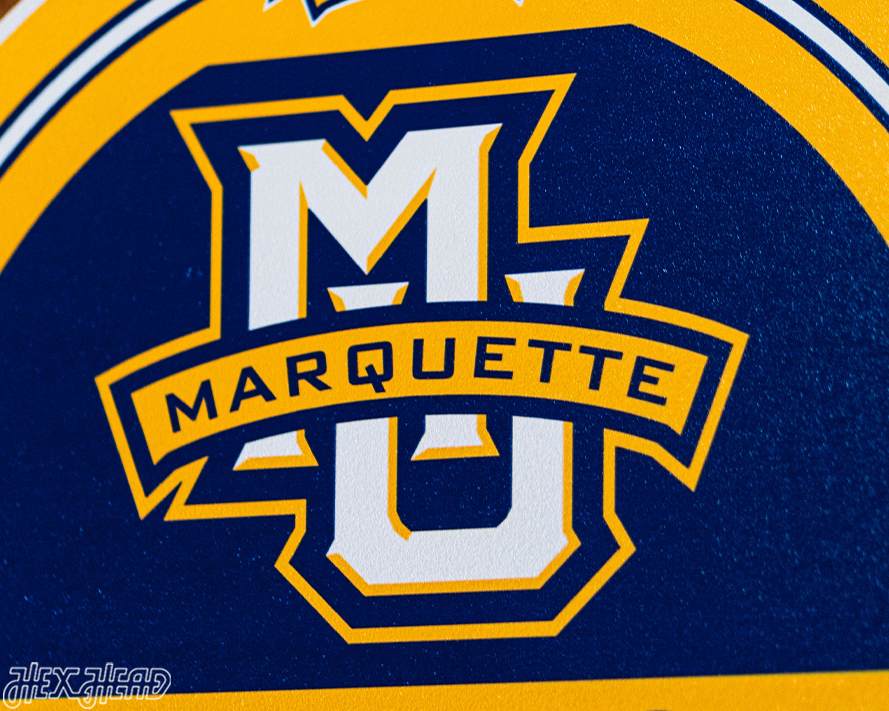 Marquette University Personalized Monogram Metal Art