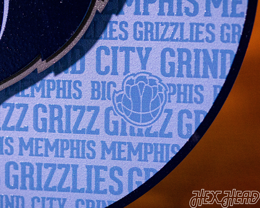 Memphis Grizzlies CRAFT SERIES 3D Metal Wall Art