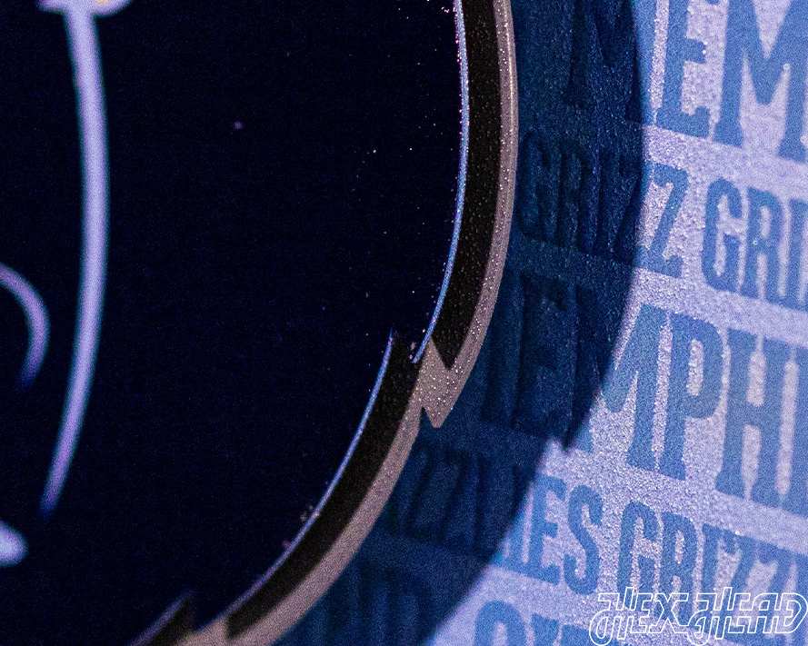 Memphis Grizzlies CRAFT SERIES 3D Metal Wall Art
