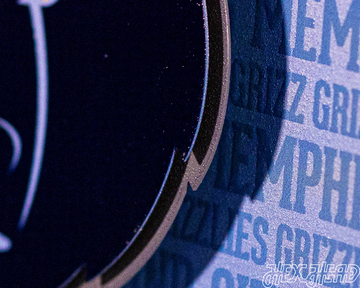 Memphis Grizzlies CRAFT SERIES 3D Metal Wall Art