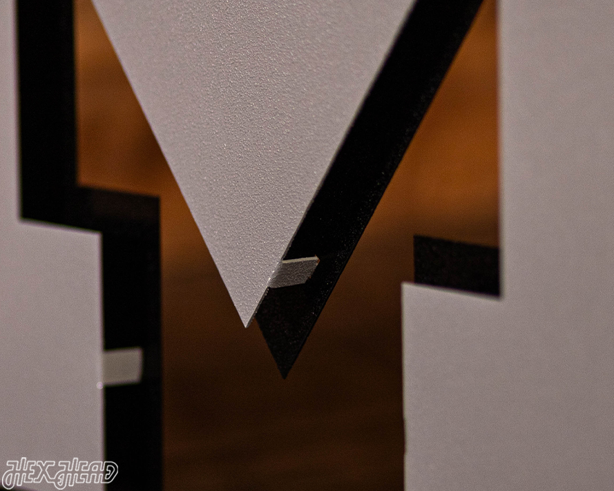 MONOCHROME - Michigan Wolverines "Block M" Metal Wall Art