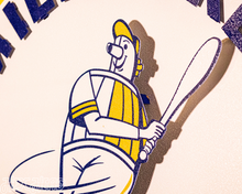 Load image into Gallery viewer, Milwaukee Brewers &quot;1970 BARREL MAN&quot; 3D Vintage Metal Wall Art
