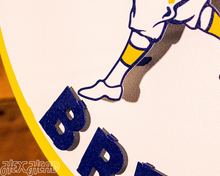 Load image into Gallery viewer, Milwaukee Brewers &quot;1970 BARREL MAN&quot; 3D Vintage Metal Wall Art
