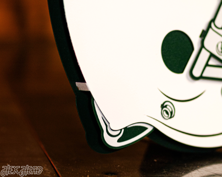 Miami Hurricanes BLITZ COLLECTION - 8 LAYER 3D Metal Wall Art