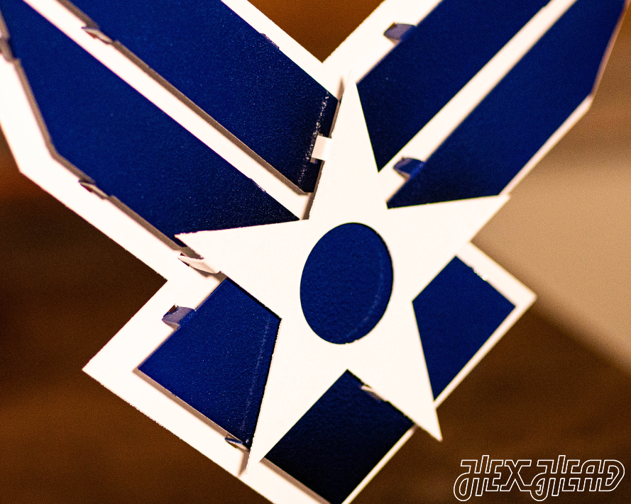 United States Air Force Symbol 3D Metal Wall Art