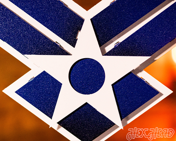 United States Air Force Symbol 3D Metal Wall Art