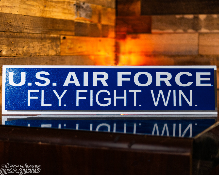 United States Air Force USAF "FLY-FIGHT-WIN" 3D Metal Wall Art