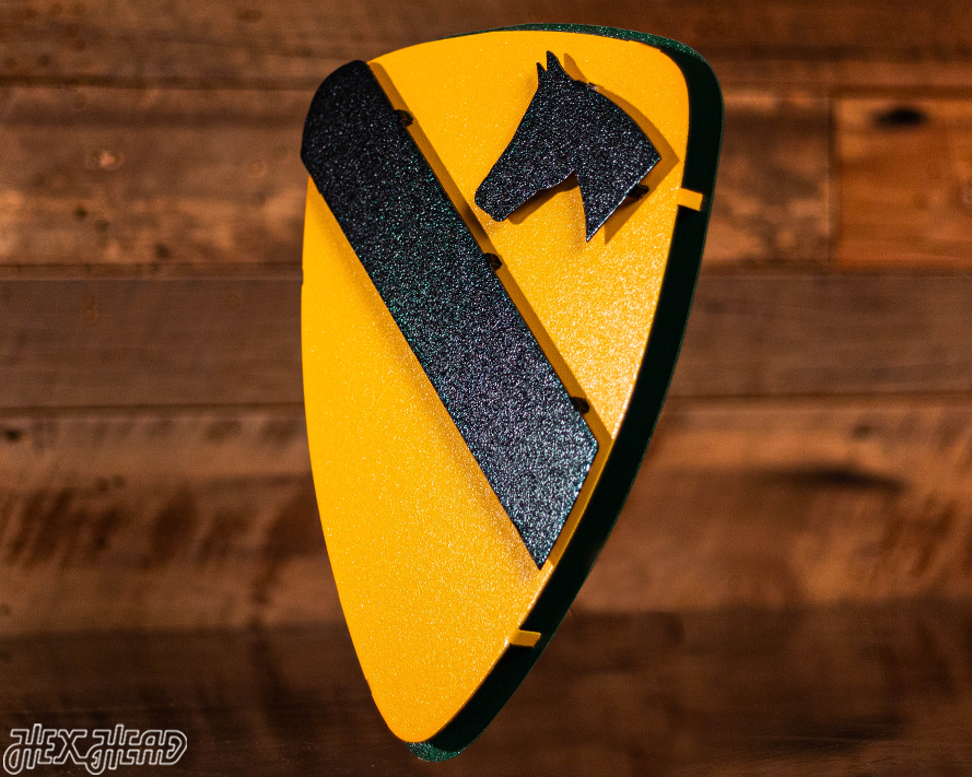 US Army 1st Cavalry Patch 3D Metal Wall Art