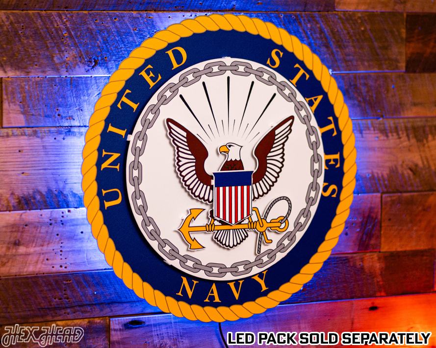 United States Navy Seal 3D Vintage Metal Wall Art