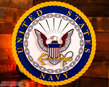 United States Navy Seal 3D Vintage Metal Wall Art