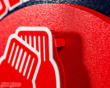 Boston Red Sox DYNASTY - World Series  Wins w/ Replaceable Icon Plate 3D Vintage Metal Wall Art