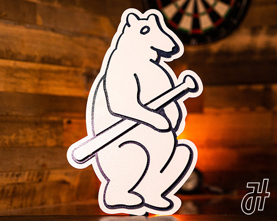 CLOSE OUT -- Chicago Cubs Retro "1914" 3D Vintage Metal Wall Art