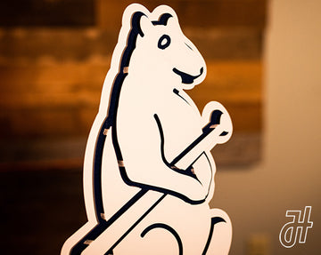 CLOSE OUT -- Chicago Cubs Retro "1914" 3D Vintage Metal Wall Art