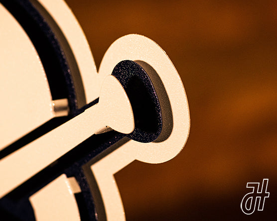 CLOSE OUT -- Chicago Cubs Retro "1914" 3D Vintage Metal Wall Art