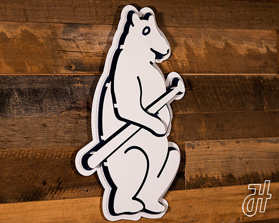 CLOSE OUT -- Chicago Cubs Retro "1914" 3D Vintage Metal Wall Art