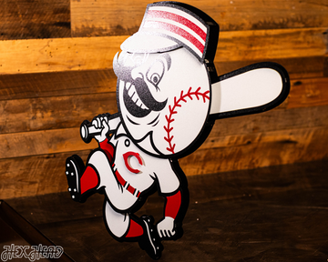 Cincinnati Reds Mr. Red 3D Metal Wall Art