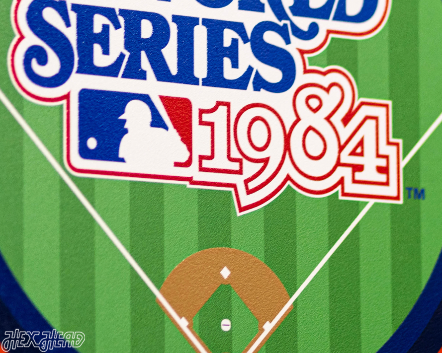 VARSITY Collection- SINGLE Layer Detroit Tigers World Series Metal Wall Art