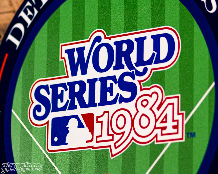 VARSITY Collection- SINGLE Layer Detroit Tigers World Series Metal Wall Art