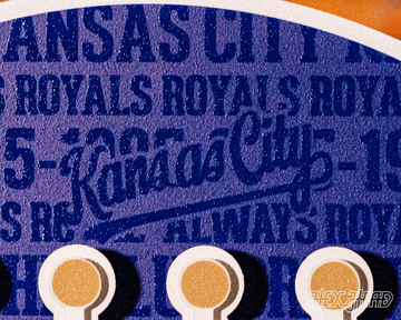 Kansas City Royals CRAFT SERIES 3D Embossed Metal Wall Art