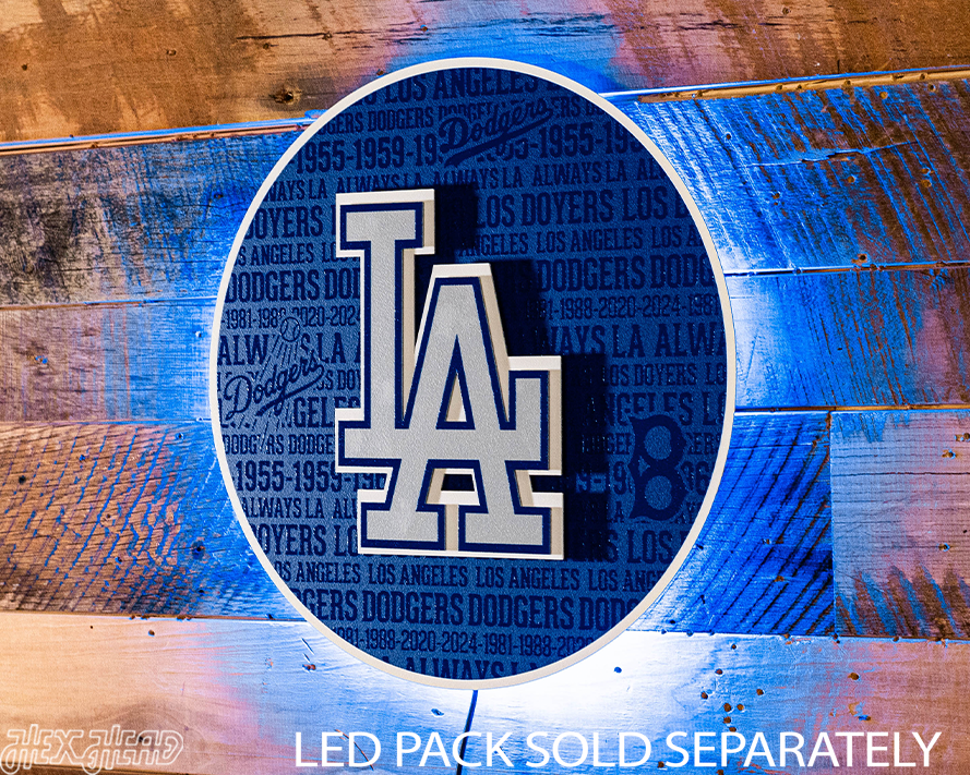 Los Angeles Dodgers CRAFT SERIES 3D Embossed Metal Wall Art