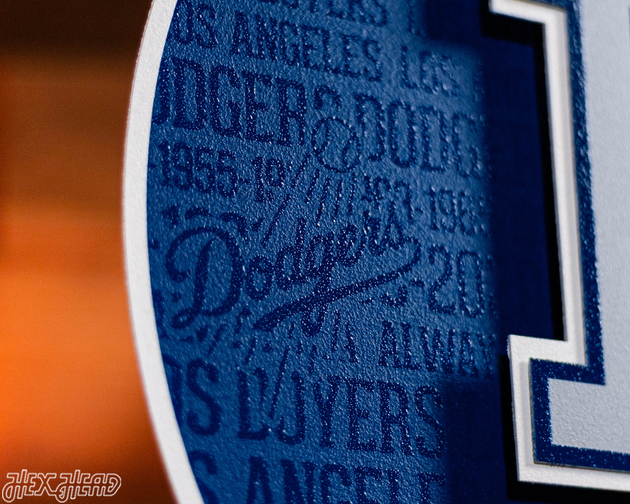 Los Angeles Dodgers CRAFT SERIES 3D Embossed Metal Wall Art