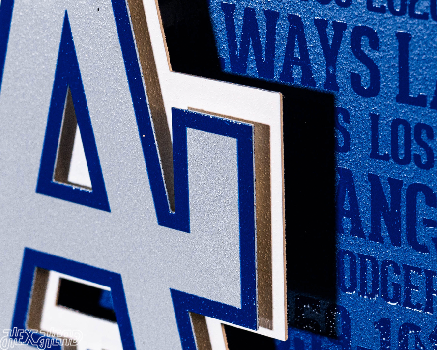 Los Angeles Dodgers CRAFT SERIES 3D Embossed Metal Wall Art