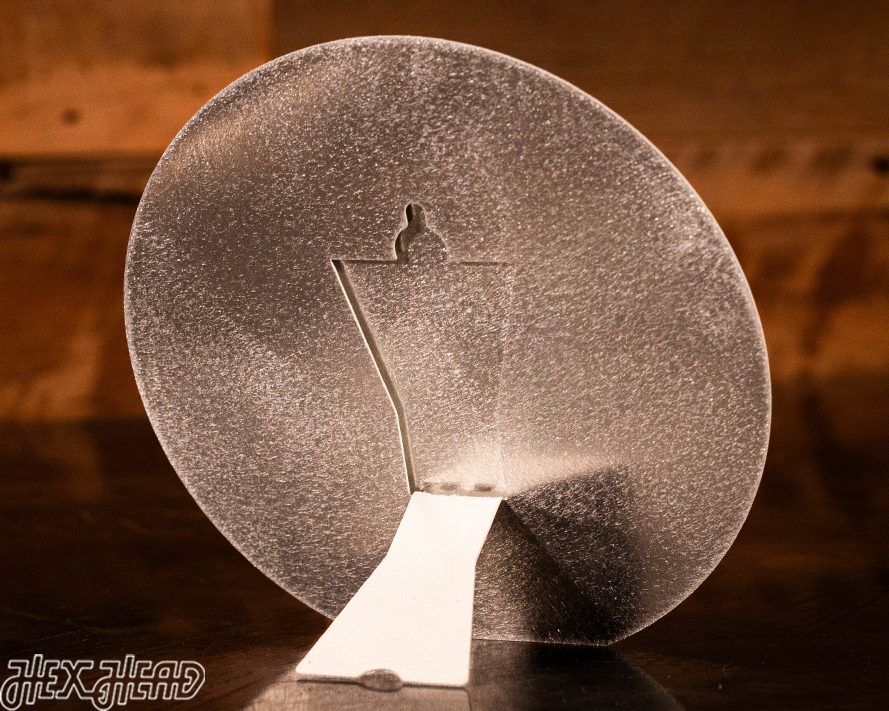 8" Florida Panthers 2025 Stanley Cup Champions "Double Play" On the Shelf or on the Wall Art