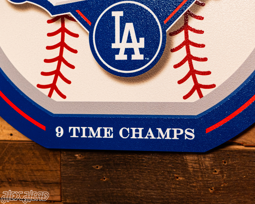 VARSITY Collection- SINGLE Layer Los Angeles Dodgers 2025 World Series Wall Art