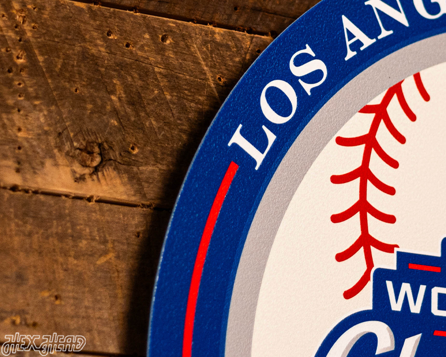 VARSITY Collection- SINGLE Layer Los Angeles Dodgers 2025 World Series Wall Art