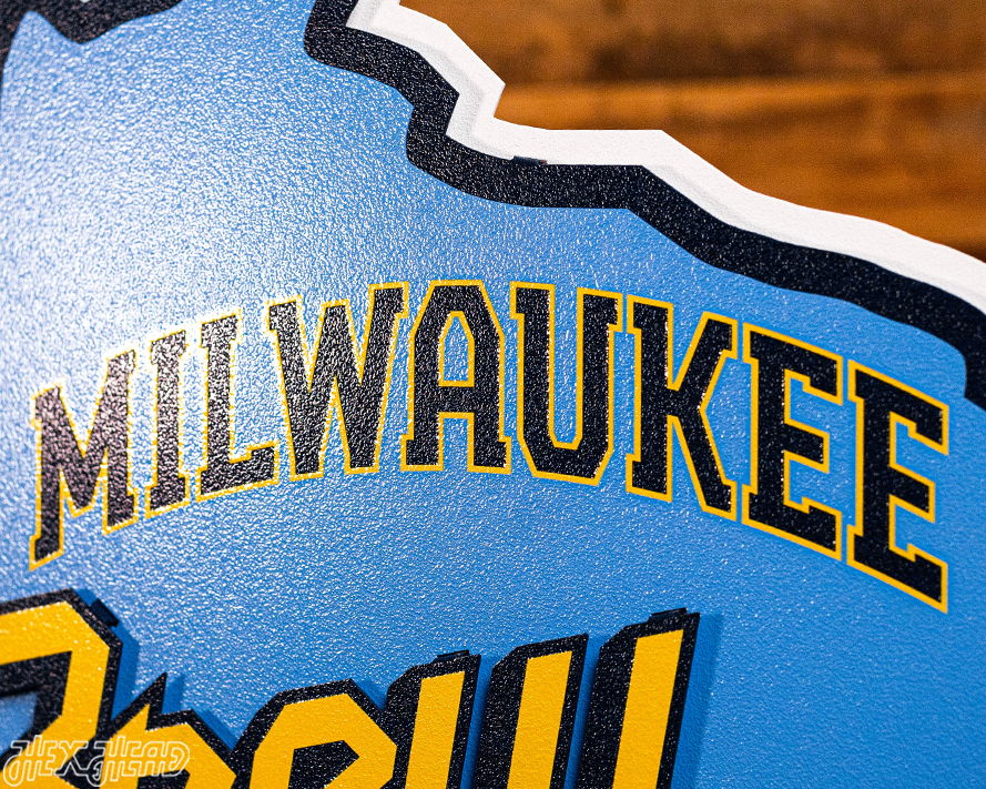 Milwaukee Brewers "Brew Crew" 3D Metal Wall Art