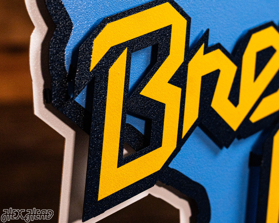 Milwaukee Brewers "Brew Crew" 3D Metal Wall Art