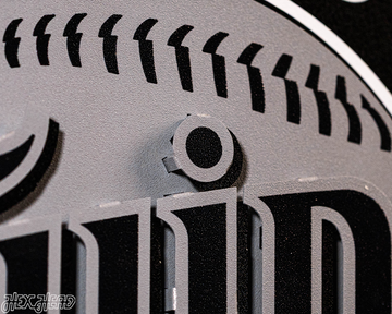 MONOCHROME - Minnesota Twins Crest 3D Metal Wall Art